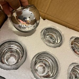 Sliver Wedding candle holders